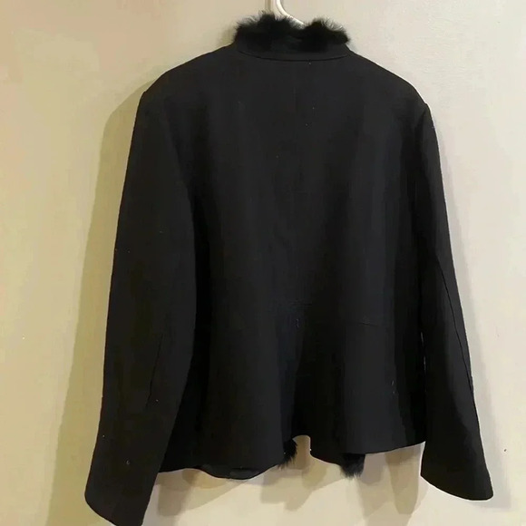 EUC [14P]Olsen Europe 90% Wool Blend Hook Closure Blazer  Coat - Picture 6 of 12